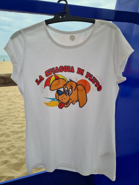 T-shirt DONNA -- LA SPIAGGIA DI PLUTO