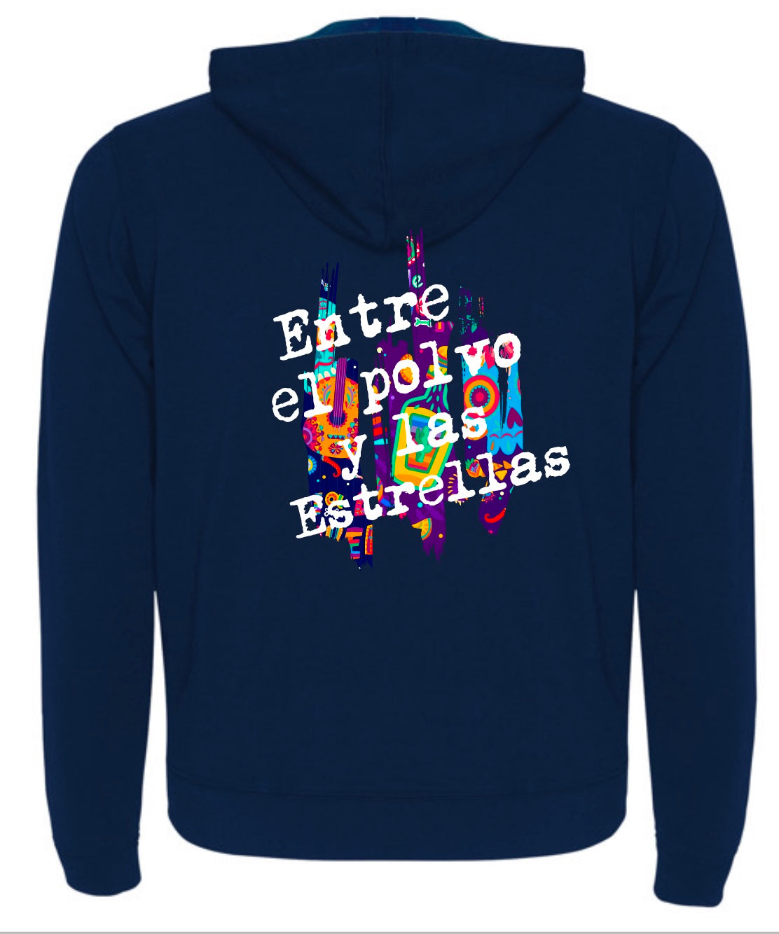 Felpa garzata blu con Zip - NICKDUTTO