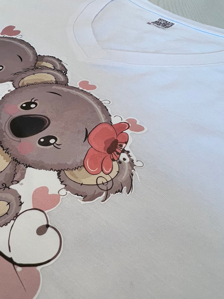 T-shirt Victoria in cotone stampa Koala