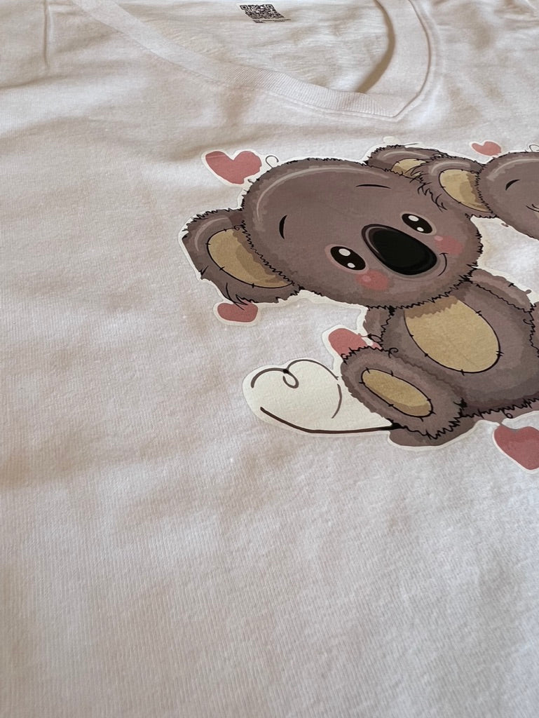 T-shirt Victoria in cotone stampa Koala
